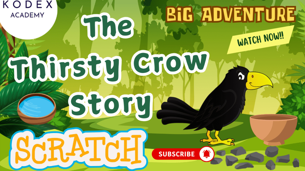 How to Create a Thirsty Crow Story in Scratch - Animation Story Tutorial