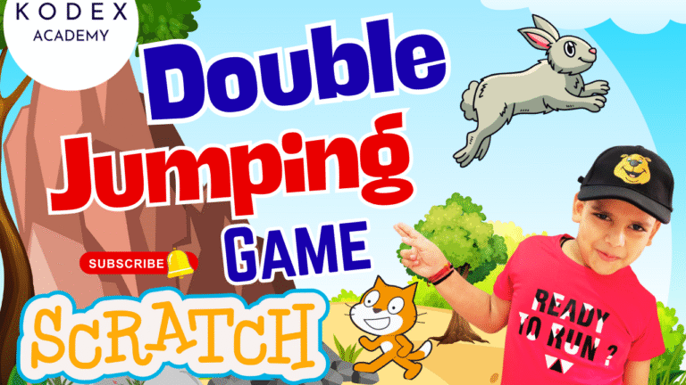 How to make a Double Jump Game in Scratch - Platformer game in Scratch Step by Step Coding